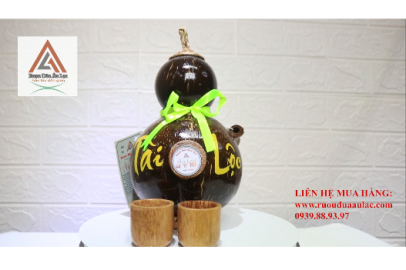 Video rượu dừa Bến Tre bình hồ lô 